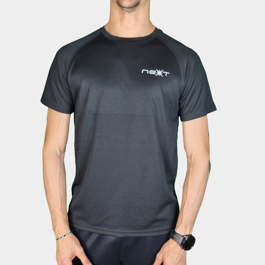 T-shirt tecnica Basic uomo - Nero