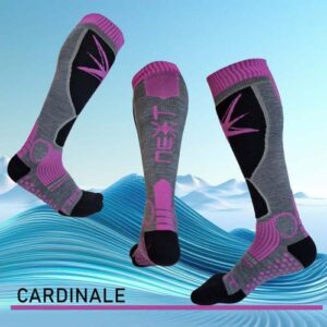 calza tecnica argento lana merino next sport